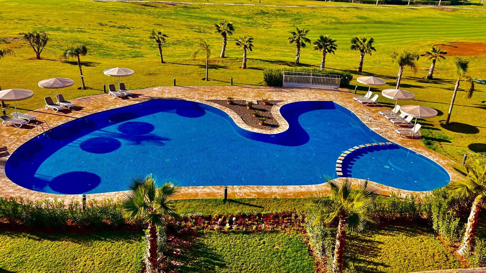 Appartement De Luxe Avec Jardin Vue Sur La Piscine Golf Securise 24H Sur 24 A 5 Minutes De L Aeroport Μαρακές Εξωτερικό φωτογραφία