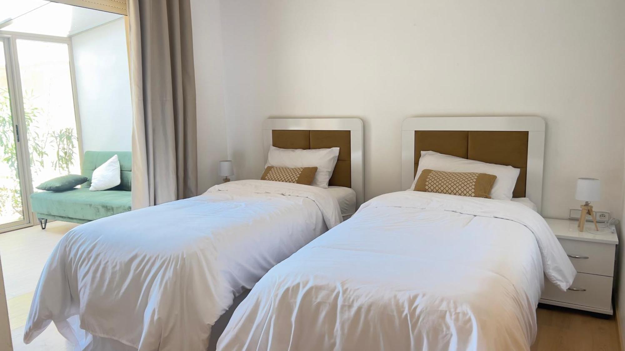 Appartement De Luxe Avec Jardin Vue Sur La Piscine Golf Securise 24H Sur 24 A 5 Minutes De L Aeroport Μαρακές Εξωτερικό φωτογραφία