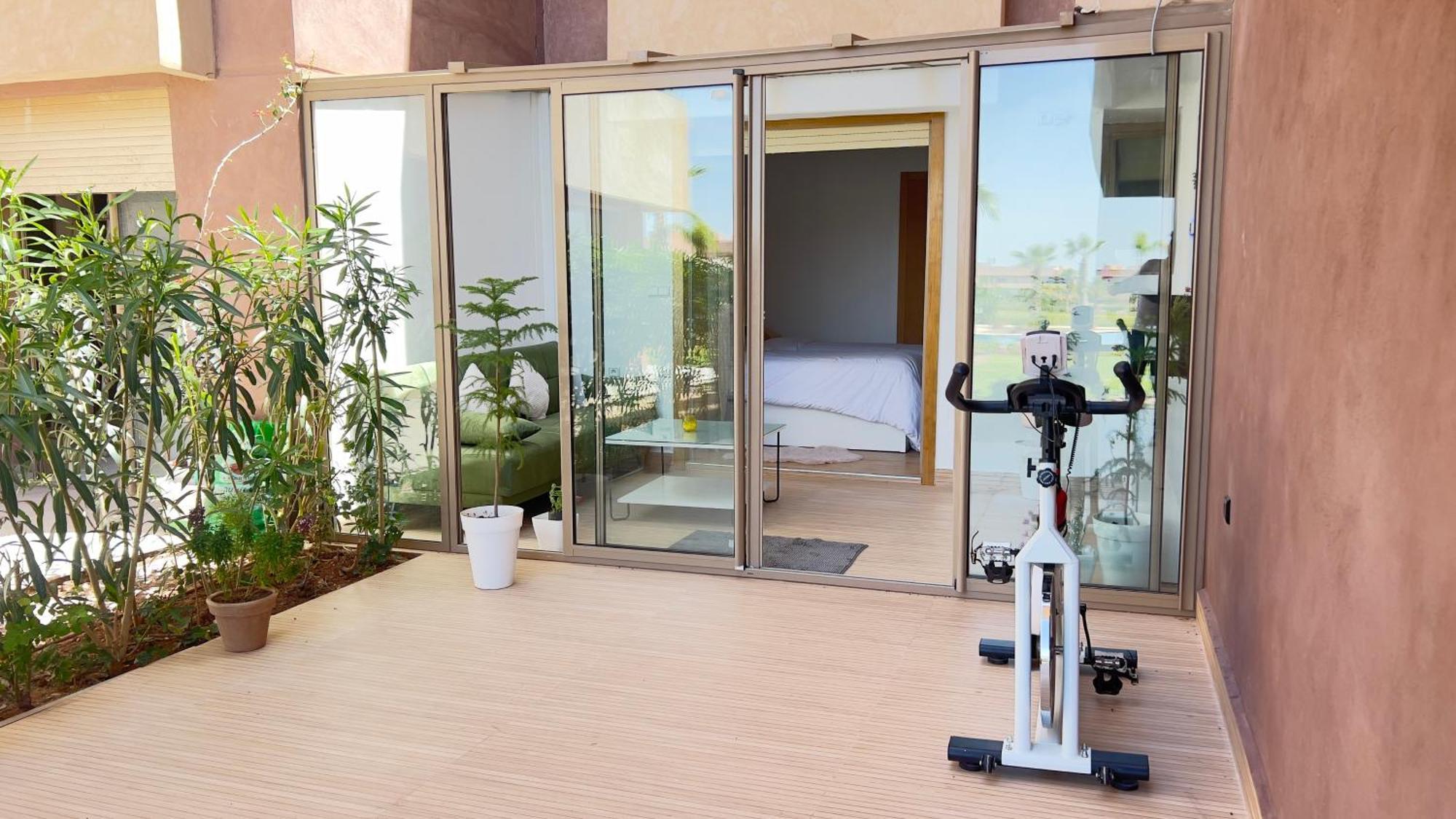 Appartement De Luxe Avec Jardin Vue Sur La Piscine Golf Securise 24H Sur 24 A 5 Minutes De L Aeroport Μαρακές Εξωτερικό φωτογραφία