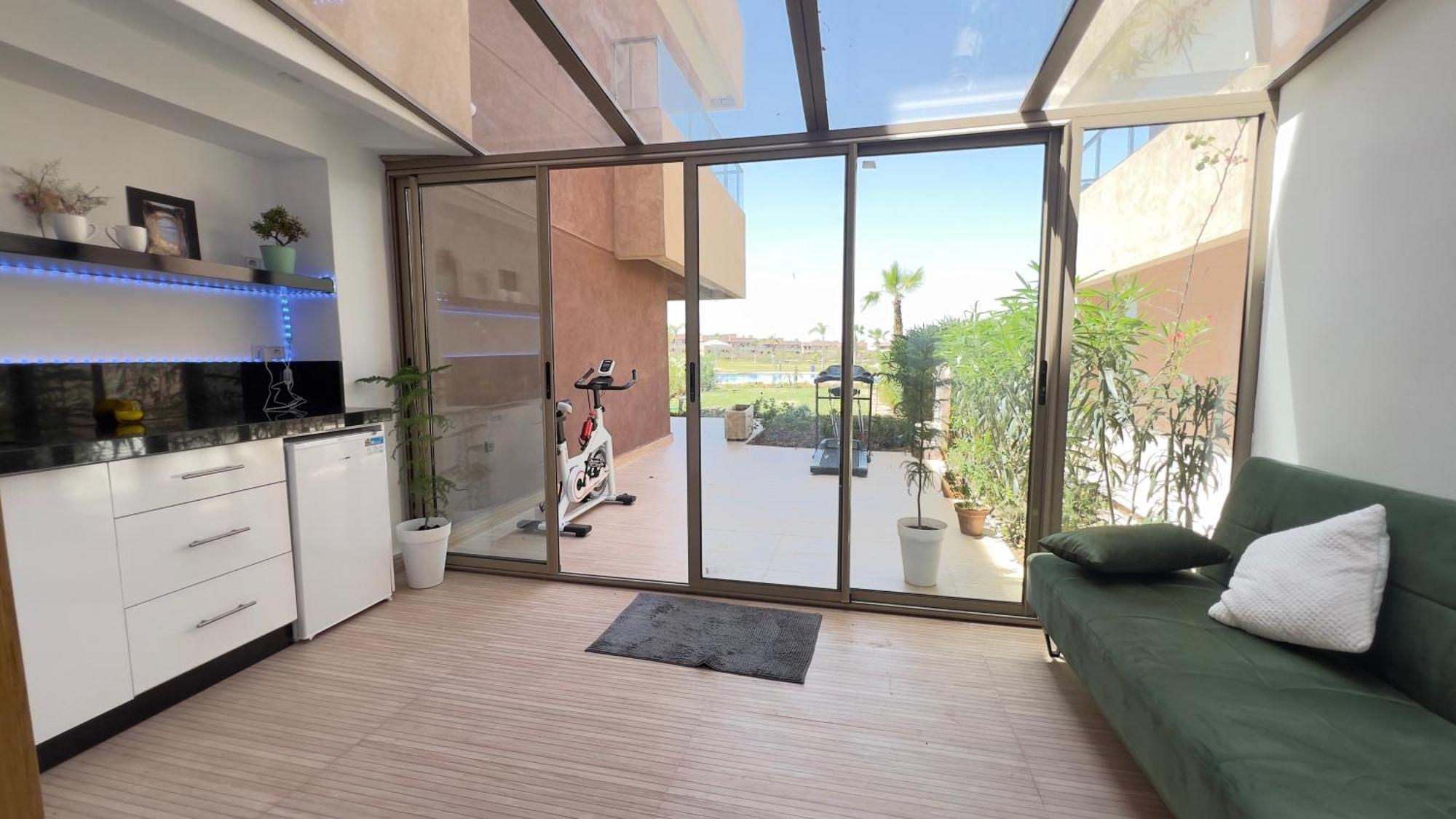 Appartement De Luxe Avec Jardin Vue Sur La Piscine Golf Securise 24H Sur 24 A 5 Minutes De L Aeroport Μαρακές Εξωτερικό φωτογραφία