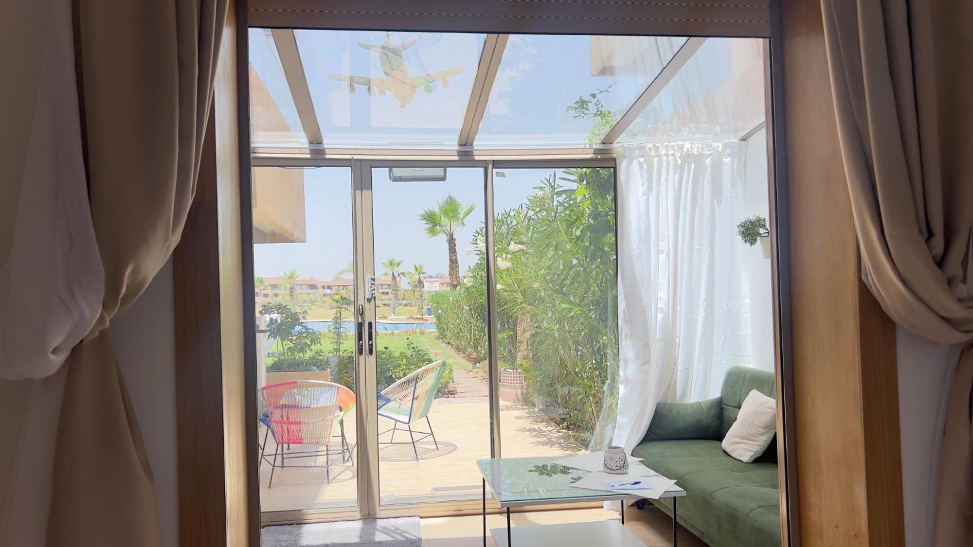 Appartement De Luxe Avec Jardin Vue Sur La Piscine Golf Securise 24H Sur 24 A 5 Minutes De L Aeroport Μαρακές Εξωτερικό φωτογραφία